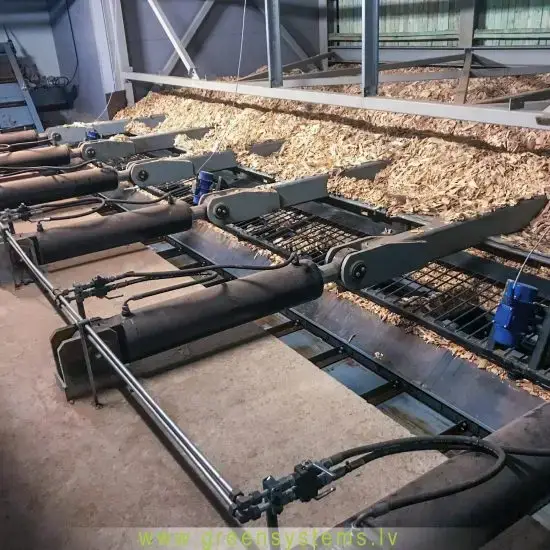 Automated moving floor system for biomass handling – Green Energy Systems