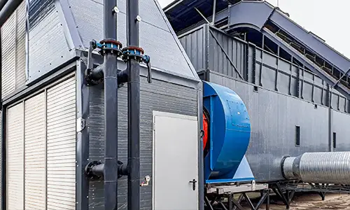 Industrial biomass dryer for wood chips – Green Energy Systems