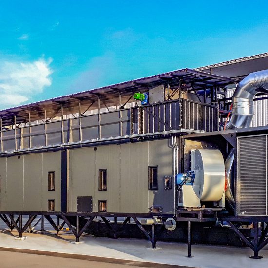 Industrial biomass dryer for wood chips – Green Energy Systems