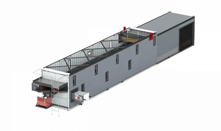 Industrial biomass dryer for wood chips – Green Energy Systems