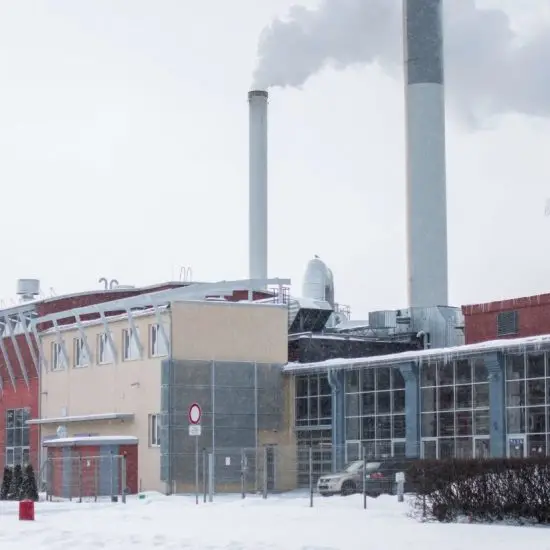 Boiler house “Centra” with biomass heating and pipework – Green Energy Systems