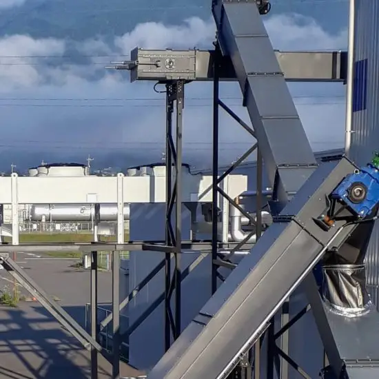 Chain conveyor for biomass and fuel transport – Green Energy Systems