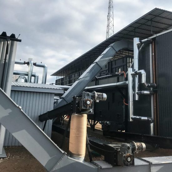 Screw conveyor for biomass and bulk material transport – Green Energy Systems