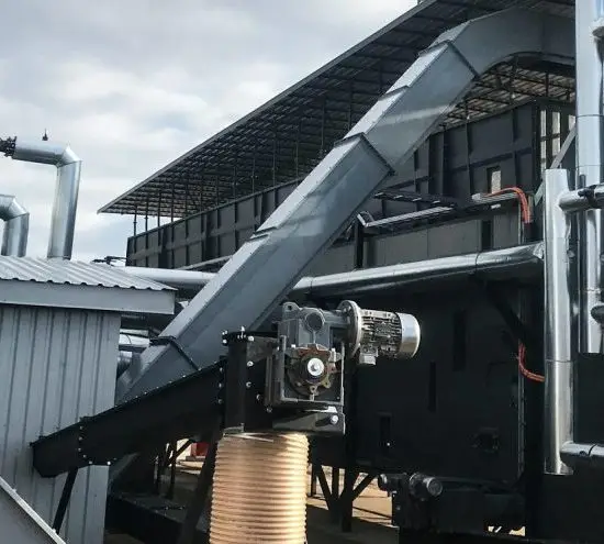 Chain conveyor for biomass and fuel transport – Green Energy Systems