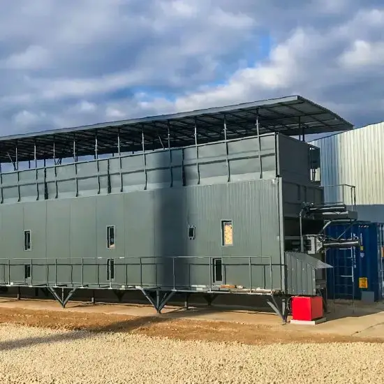 Industrial biomass dryer for wood chips – Green Energy Systems