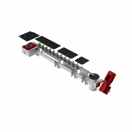 Screw conveyor for biomass and bulk material transport – Green Energy Systems