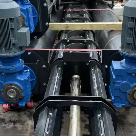 Screw conveyor for biomass and bulk material transport – Green Energy Systems