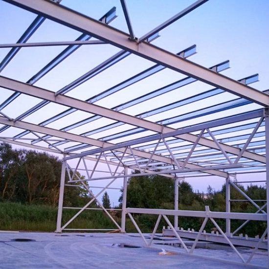 Fabricated steel structure for energy plant – Green Energy Systems
