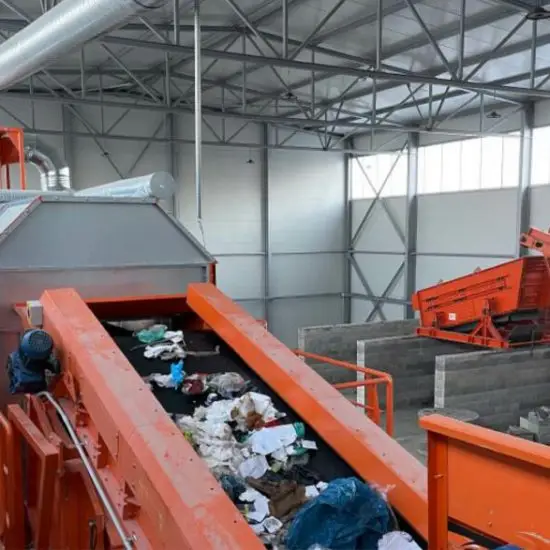 Biomass power plant with multiple conveyor lines and material handling systems – Green Energy Systems