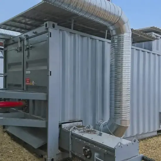 Industrial biomass dryer for wood chips – Green Energy Systems