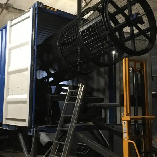 Rotary sieve for biomass and fuel screening – Green Energy Systems