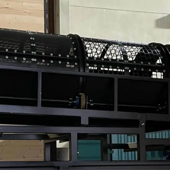 Rotary sieve for biomass and fuel screening – Green Energy Systems