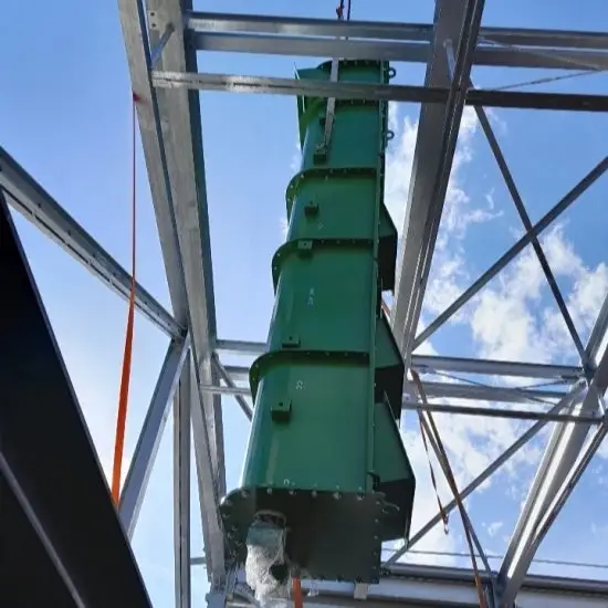 Screw conveyor for biomass and bulk material transport – Green Energy Systems