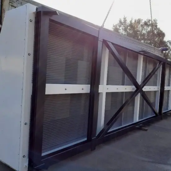 Industrial 2.2 MW biomass cooler unit with pipework and installation – Green Energy Systems