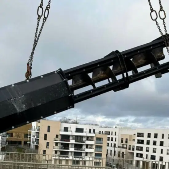 Screw conveyor for biomass and bulk material transport – Green Energy Systems