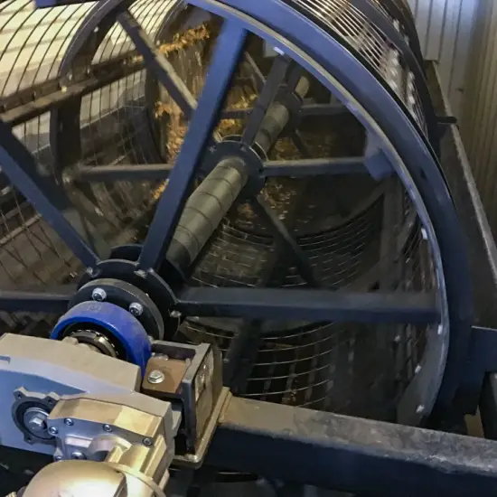 Rotary sieve for biomass and fuel screening – Green Energy Systems