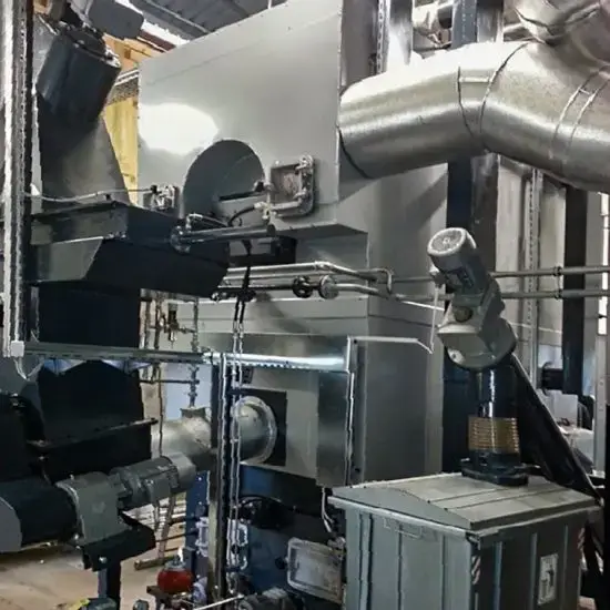 Industrial steam boiler for biomass and thermal energy systems – Green Energy Systems