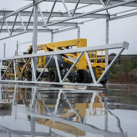 Fabricated steel structure for energy plant – Green Energy Systems