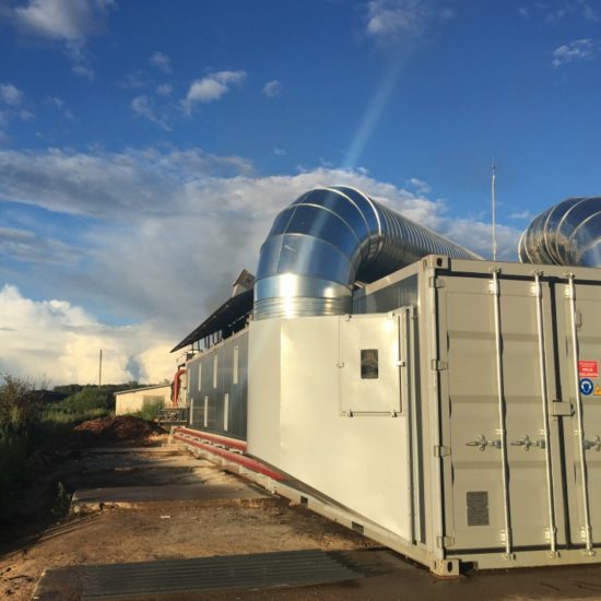 Industrial biomass dryer for wood chips – Green Energy Systems