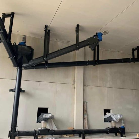 Screw conveyor for biomass and bulk material transport – Green Energy Systems