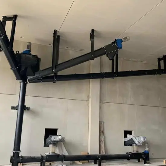 Screw conveyor for biomass and bulk material transport – Green Energy Systems