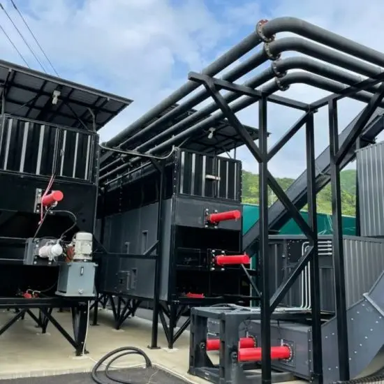 Industrial biomass dryer for wood chips – Green Energy Systems