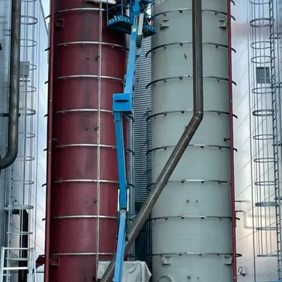 14 MW biomass boiler house with full pipework and heat distribution system – Green Energy Systems