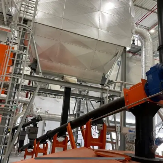 Screw conveyor for biomass and bulk material transport – Green Energy Systems