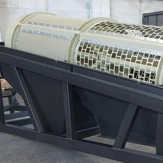 Rotary sieve for biomass and fuel screening Capacity: up to 100 m³/h – Green Energy Systems