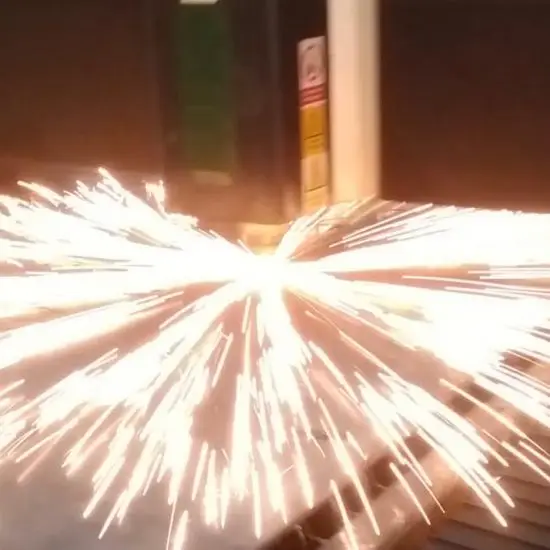 Precision laser cutting of steel components – Green Energy Systems