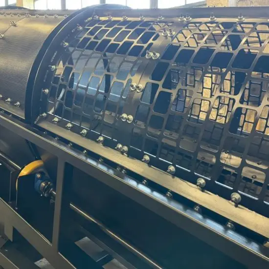 Rotary sieve for biomass and fuel screening – Green Energy Systems