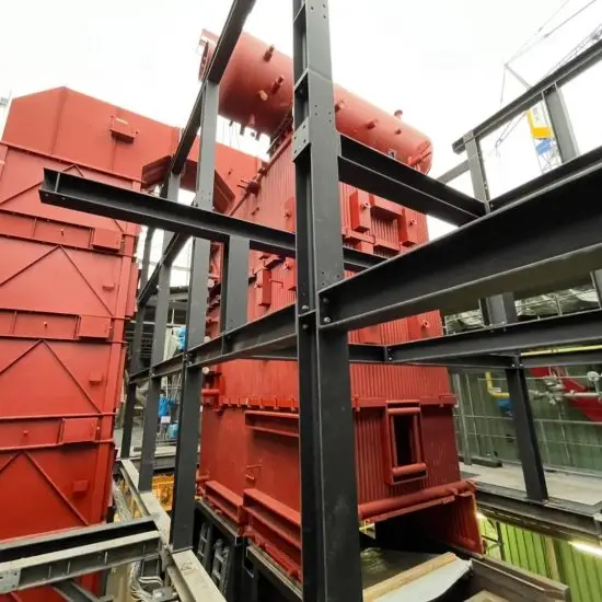 Fabricated steel structure for energy plant – Green Energy Systems