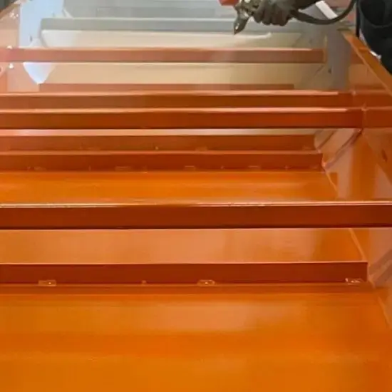 Powder coating of steel and metal components – Green Energy Systems