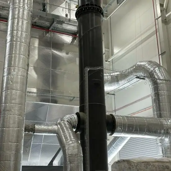 14 MW biomass boiler house with complete pipework and installation – Green Energy Systems