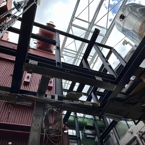 Fabricated steel structure for energy plant – Green Energy Systems