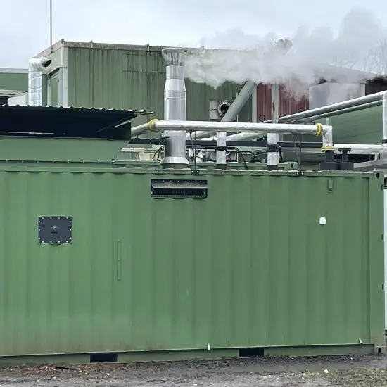 Biomass storage with moving floor discharge – Green Energy Systems