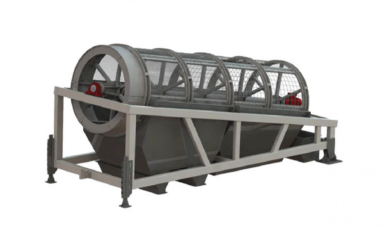 Rotary sieve for biomass and fuel screening – Green Energy Systems