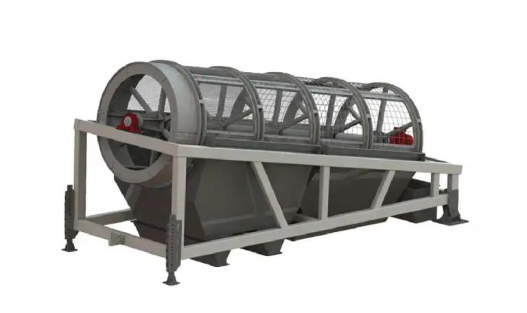 Rotary sieve for biomass and fuel screening – Green Energy Systems