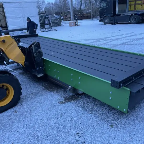 Walking floor system for bulk biomass handling – Green Energy Systems